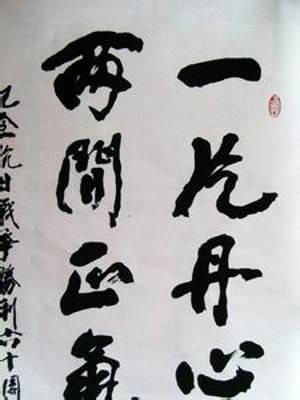一片丹心（形容忠诚不渝的赤诚之心）