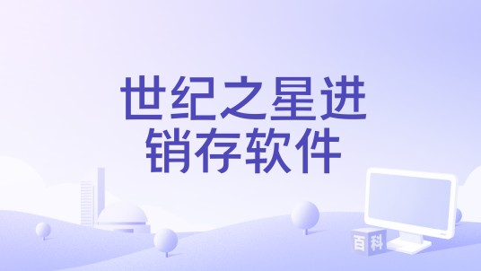 世纪之星进销存软件