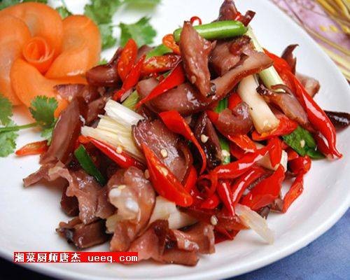 小尖椒炒水煮牛肉