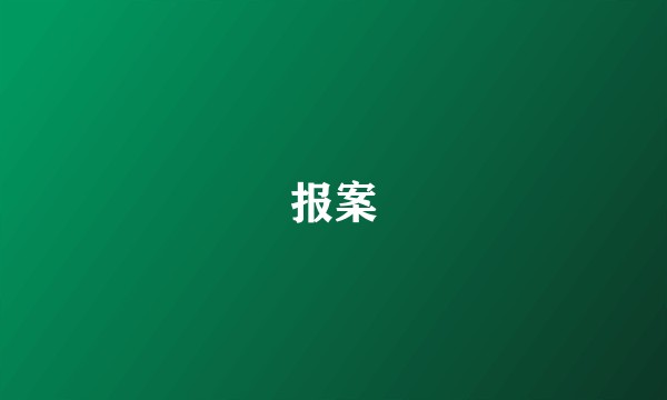 报案