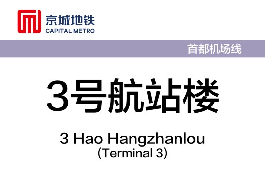 3号航站楼站（中国北京市顺义区境内地铁车站）