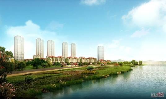 滨河水岸
