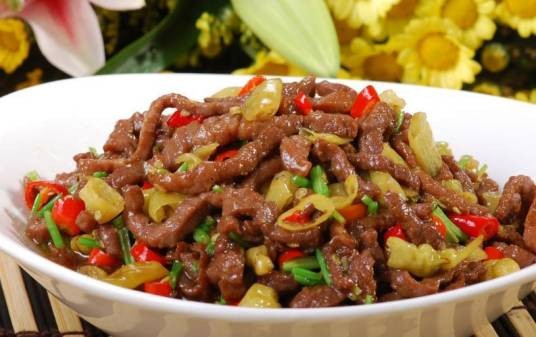 爆炒牛肉丝