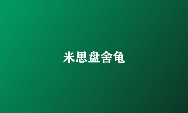 米思盘舍龟