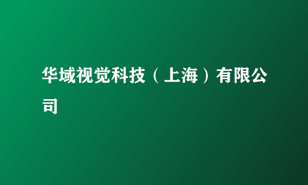 华域视觉科技（上海）有限公司