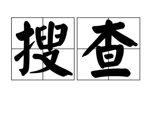 搜查（法律程序，用于收集证据或查找财产）