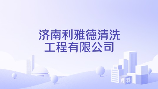 济南利雅德清洗工程有限公司