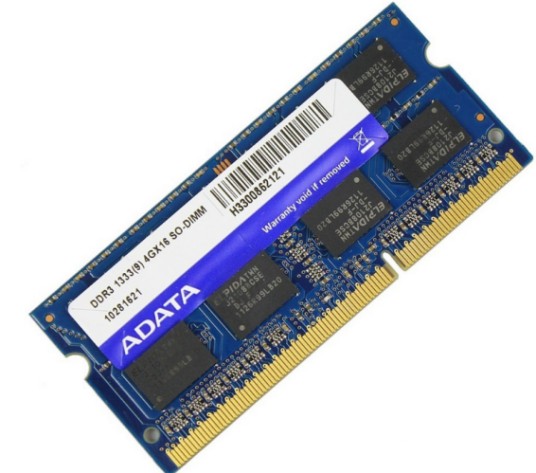 威刚4G DDR3 1333（笔记本专用）