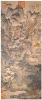 葛稚川移居图（元代王蒙创作的绢本设色画）