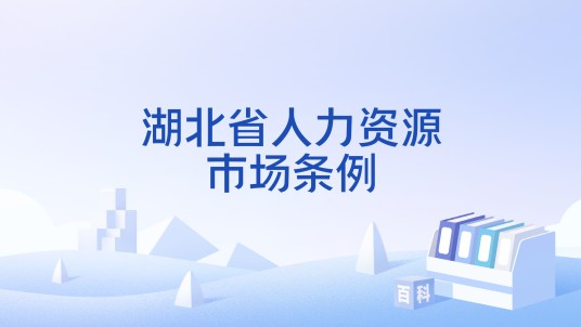湖北省人力资源市场条例