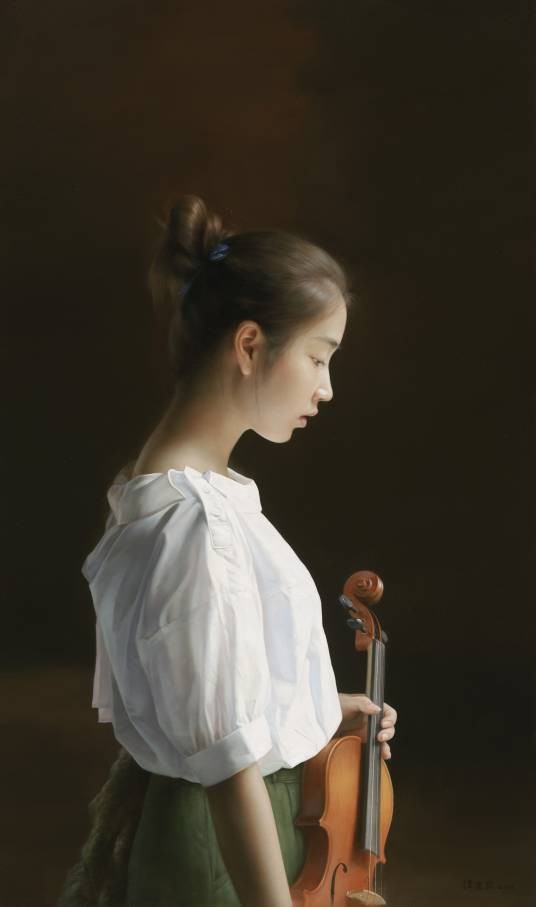 恋曲（谭建武油画作品）