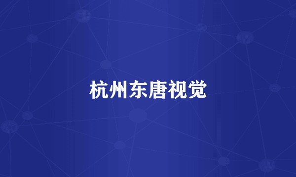 杭州东唐视觉