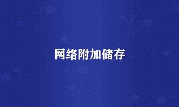 网络附加储存