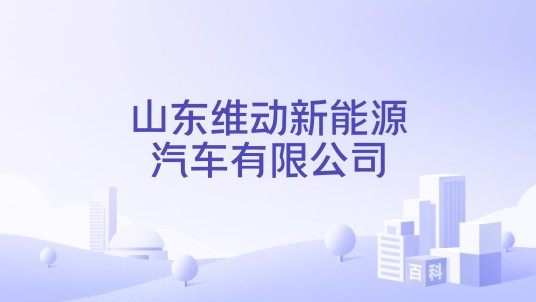 山东维动新能源汽车有限公司