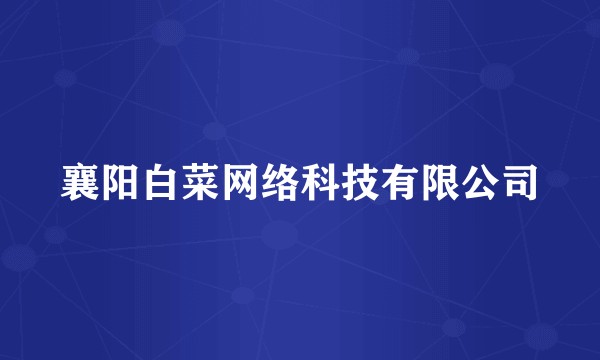 襄阳白菜网络科技有限公司