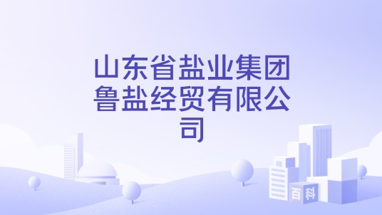 山东省盐业集团鲁盐经贸有限公司