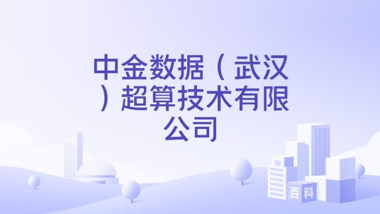 中金数据（武汉）超算技术有限公司