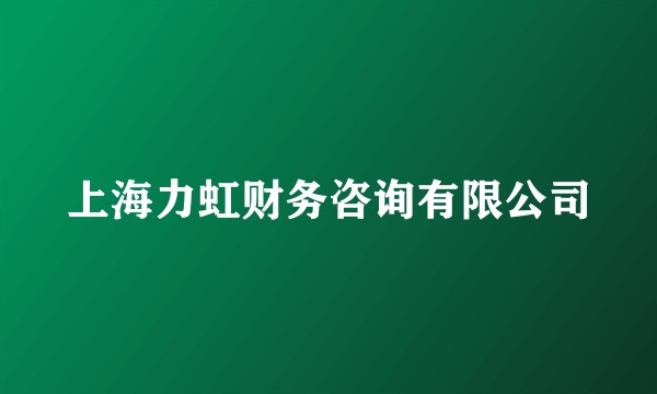 上海力虹财务咨询有限公司