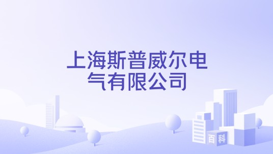 上海斯普威尔电气有限公司