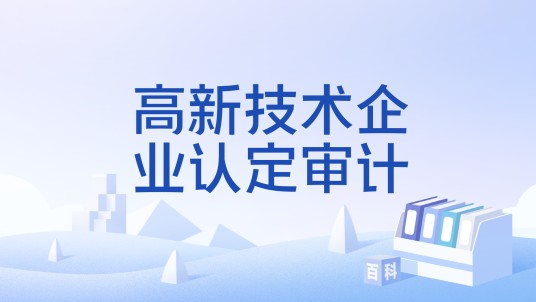 高新技术企业认定审计