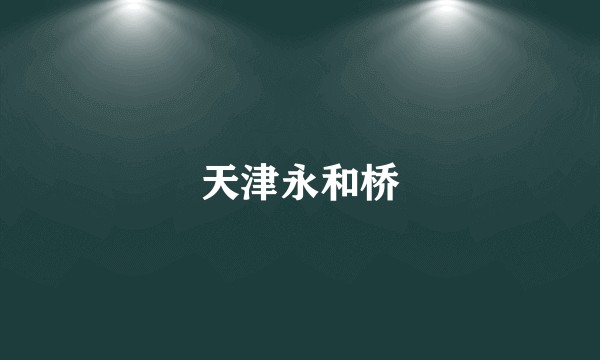 天津永和桥