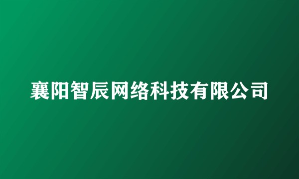 襄阳智辰网络科技有限公司