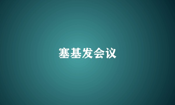 塞基发会议