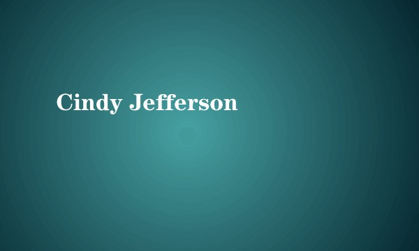 Cindy Jefferson