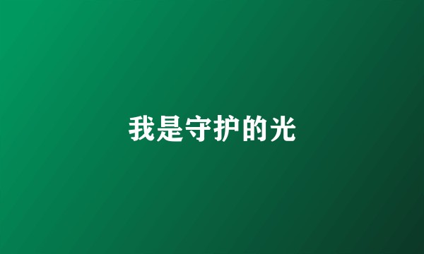 我是守护的光