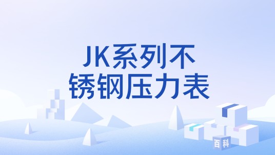 JK系列不锈钢压力表