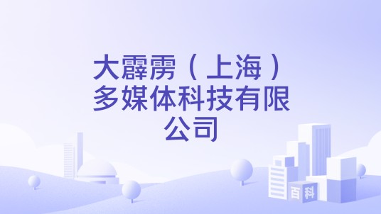 大霹雳（上海）多媒体科技有限公司