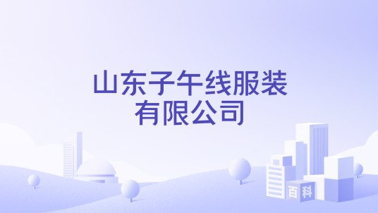 山东子午线服装有限公司