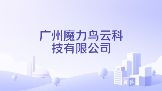 广州魔力鸟云科技有限公司