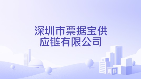 深圳市票据宝供应链有限公司