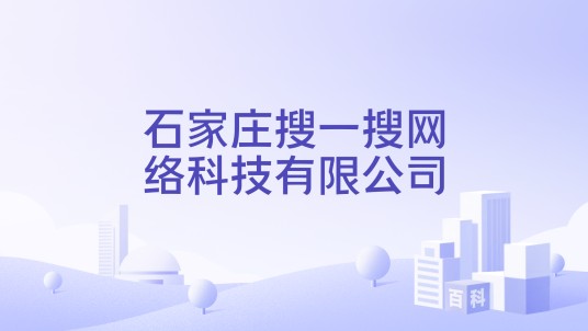 石家庄搜一搜网络科技有限公司