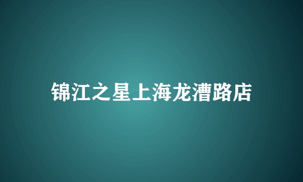 锦江之星上海龙漕路店