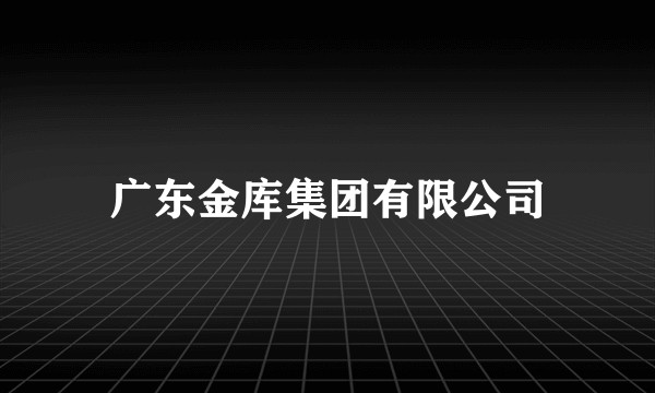 广东金库集团有限公司