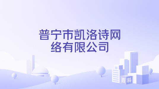 普宁市凯洛诗网络有限公司