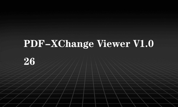 PDF-XChange Viewer V1.026