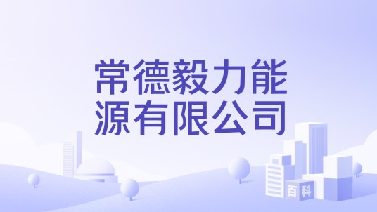 常德毅力能源有限公司