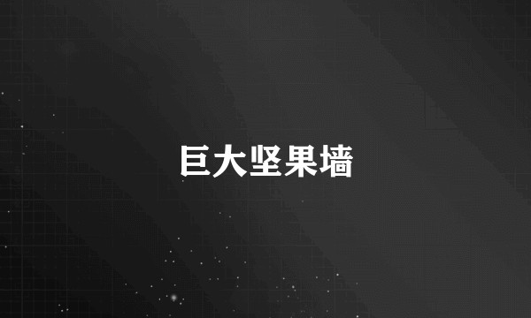 巨大坚果墙