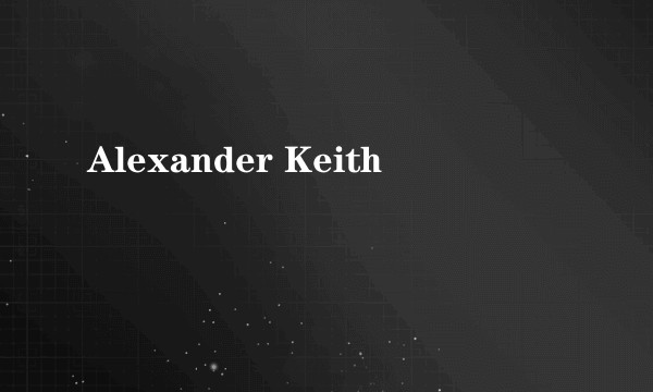 Alexander Keith