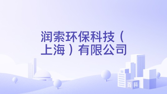 润索环保科技（上海）有限公司