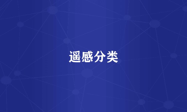 遥感分类