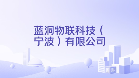 蓝洞物联科技（宁波）有限公司