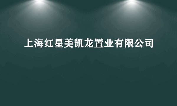 上海红星美凯龙置业有限公司