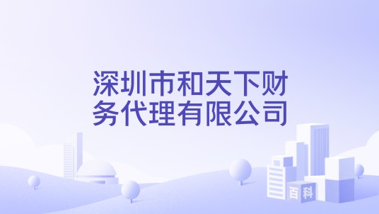 深圳市和天下财务代理有限公司