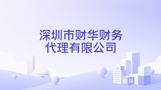 深圳市财华财务代理有限公司