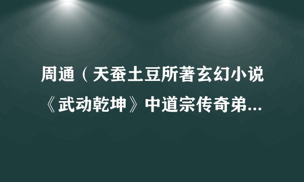 周通（天蚕土豆所著玄幻小说《武动乾坤》中道宗传奇弟子，空间祖符前任持有者）