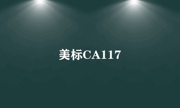 美标CA117